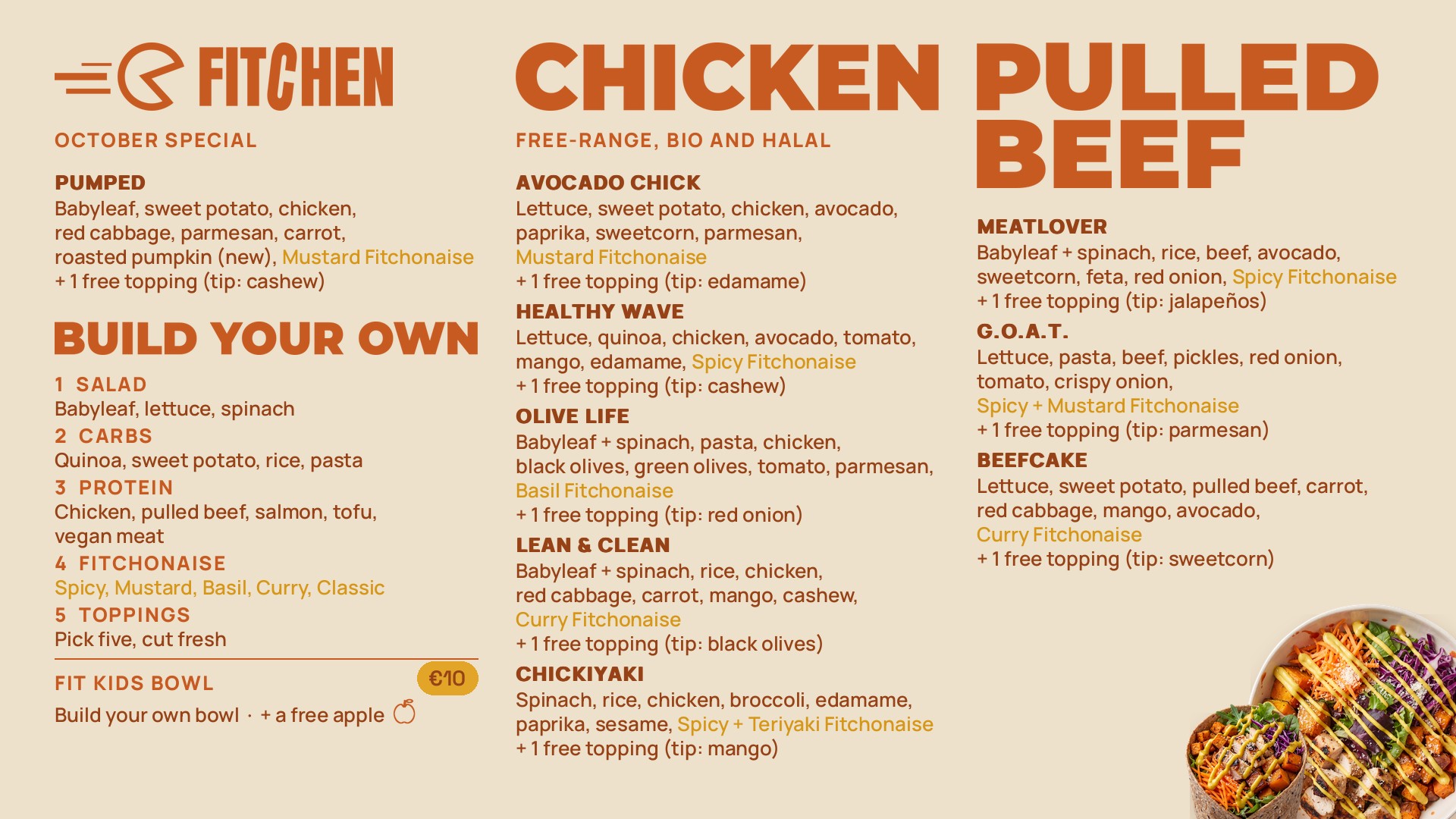 KOR menu L